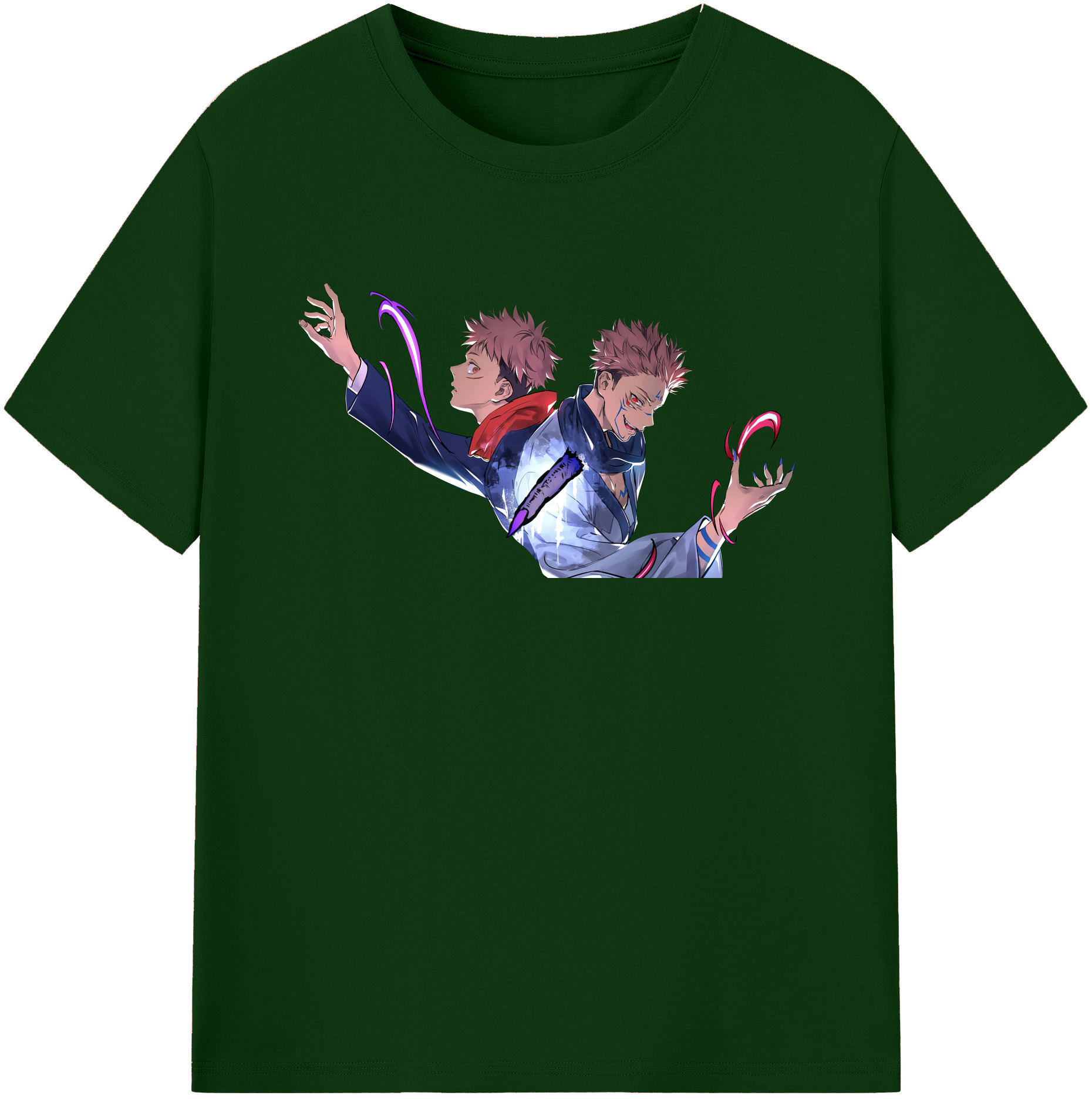 （画像用） 呪術廻戦 Jujutsu Kaisen 綿100％半袖Tシャツ（フロントプリント）